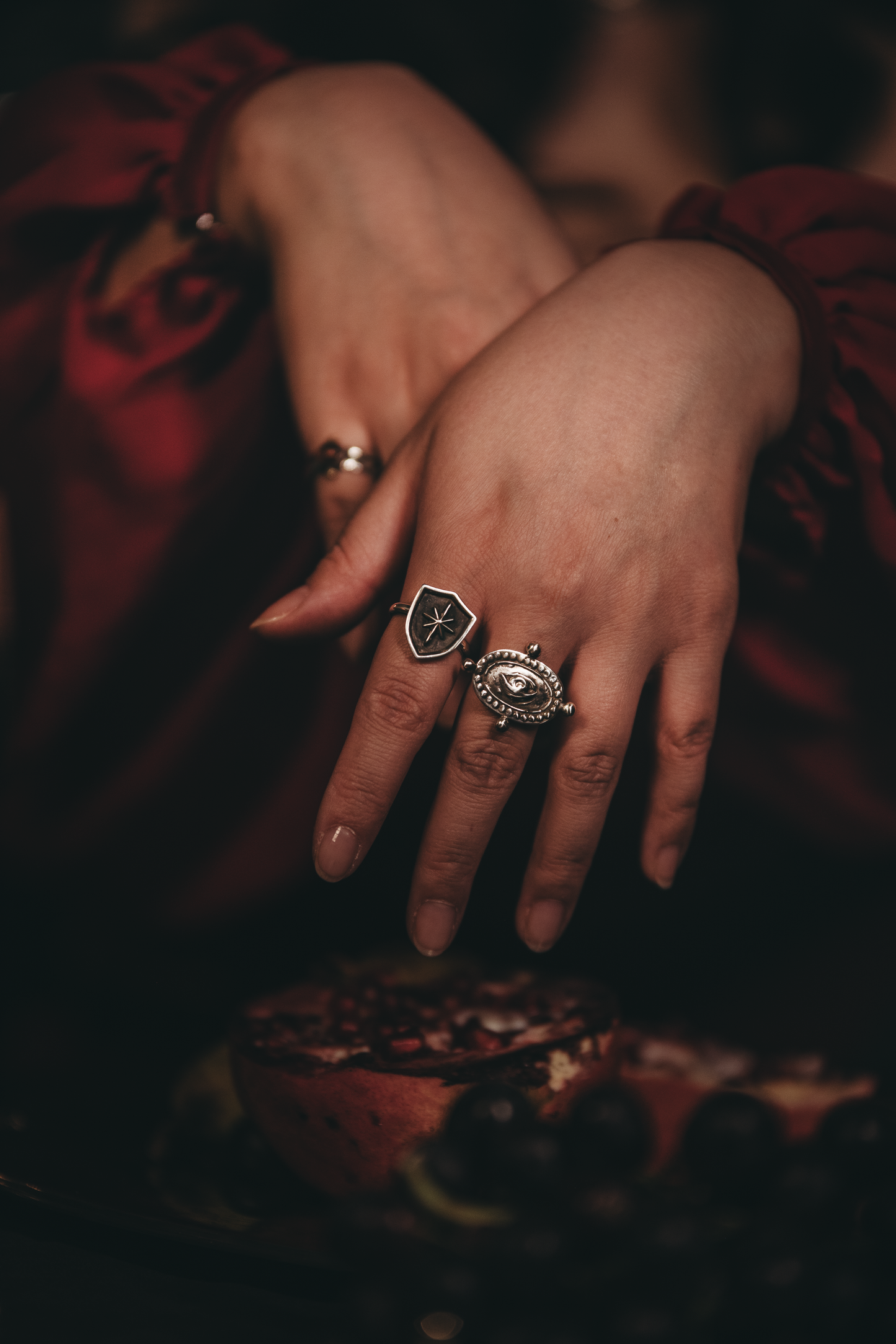 VAELITH Stern und Schild Ring