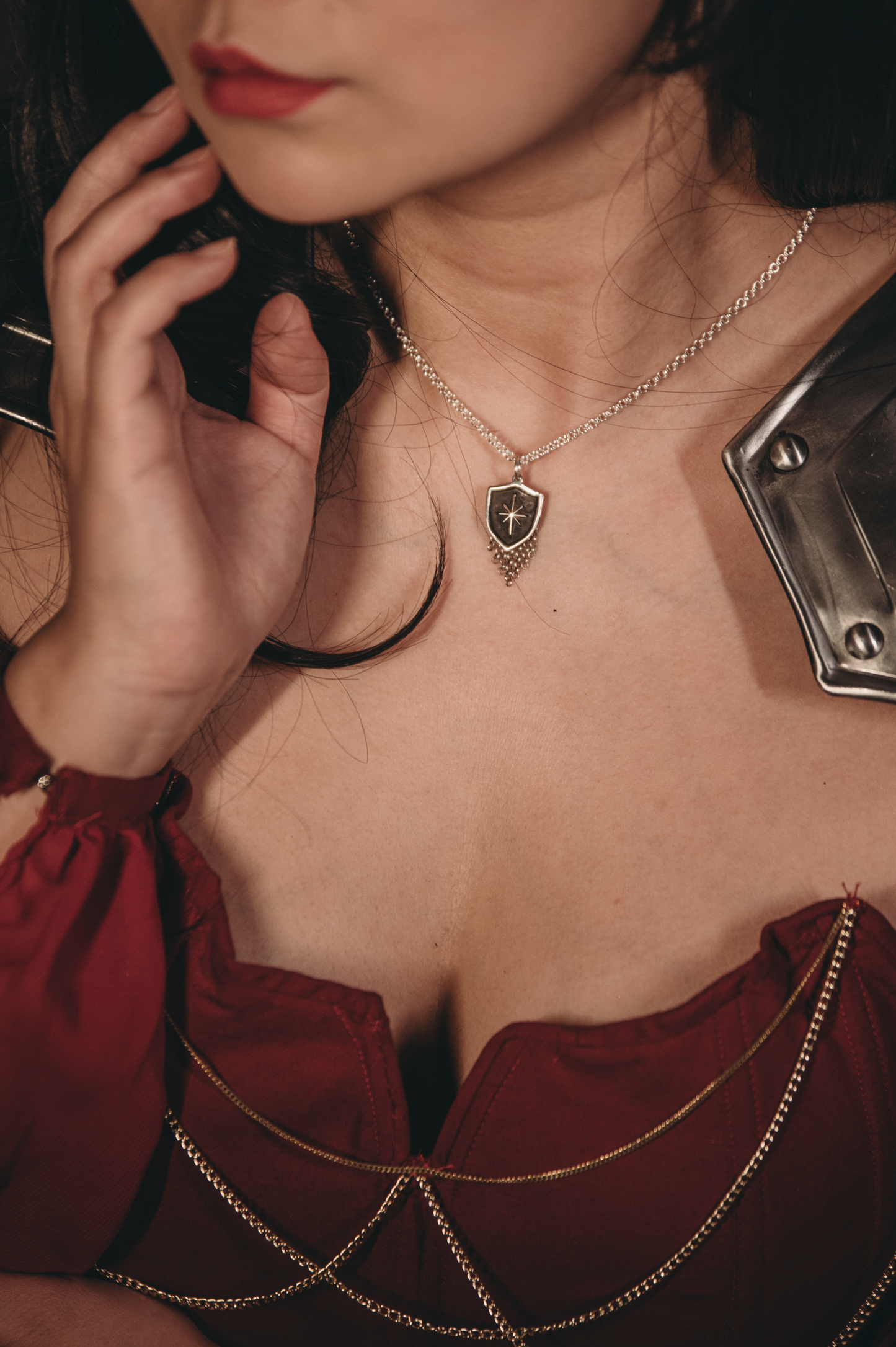 VAELITH Star & Shield Necklace