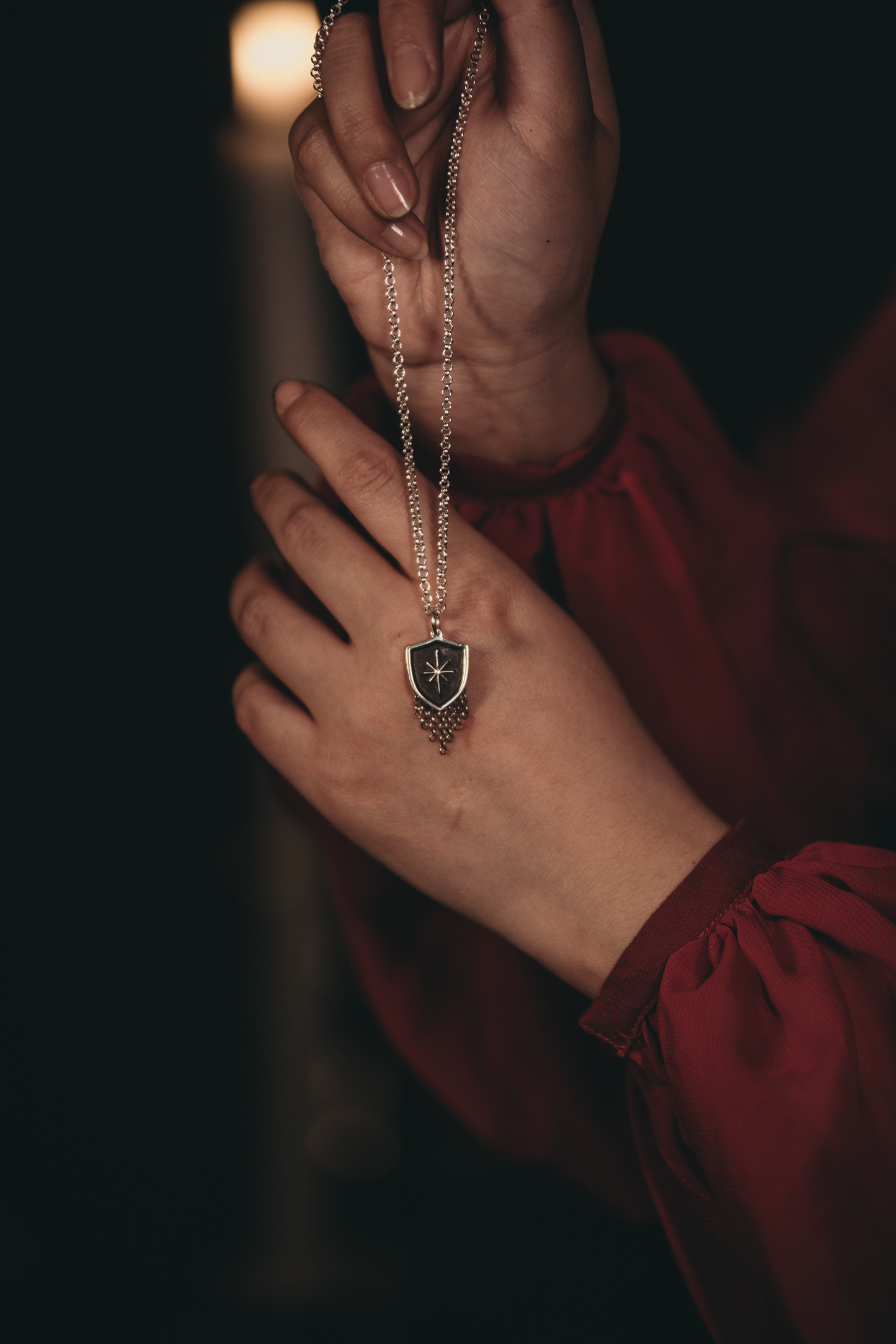 VAELITH Star & Shield Necklace
