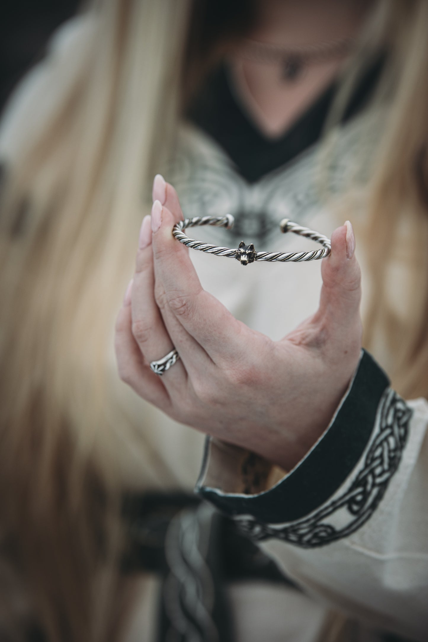 SKALLI Wolf Bracelet Sterling Silver and Brass