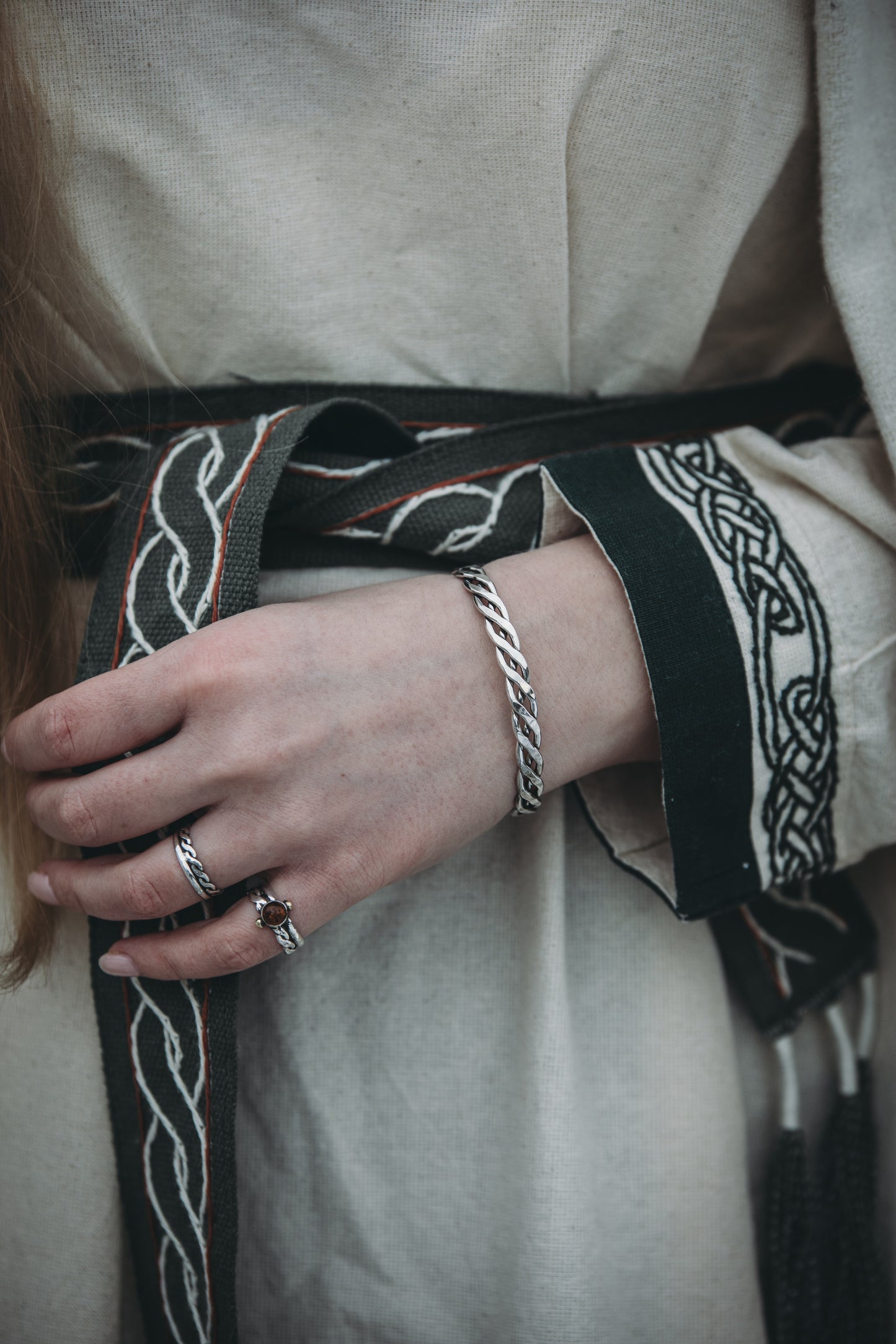 NORÐR Braided Bracelet Sterling Silver