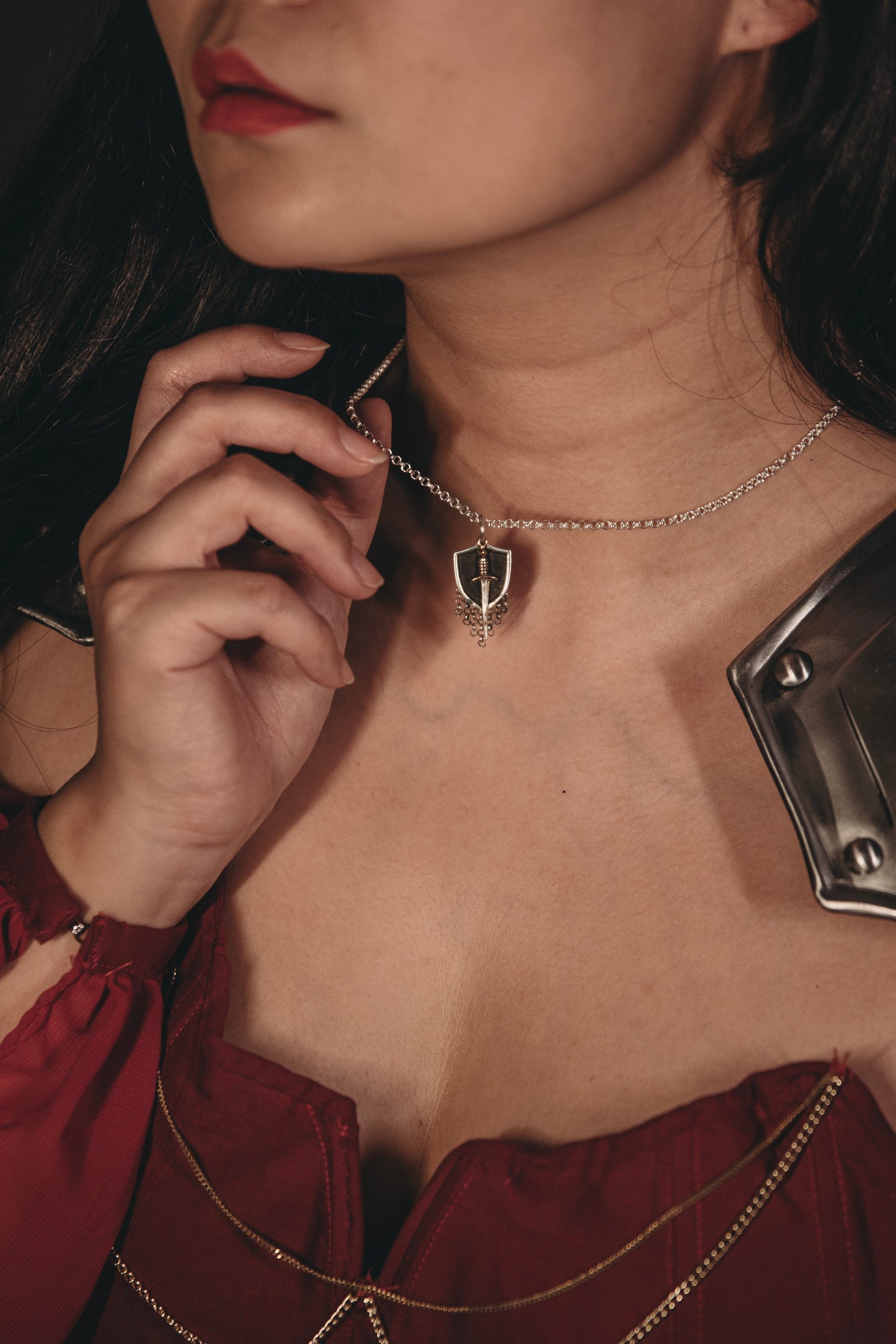 Pre-Order Sword & Shield Necklace