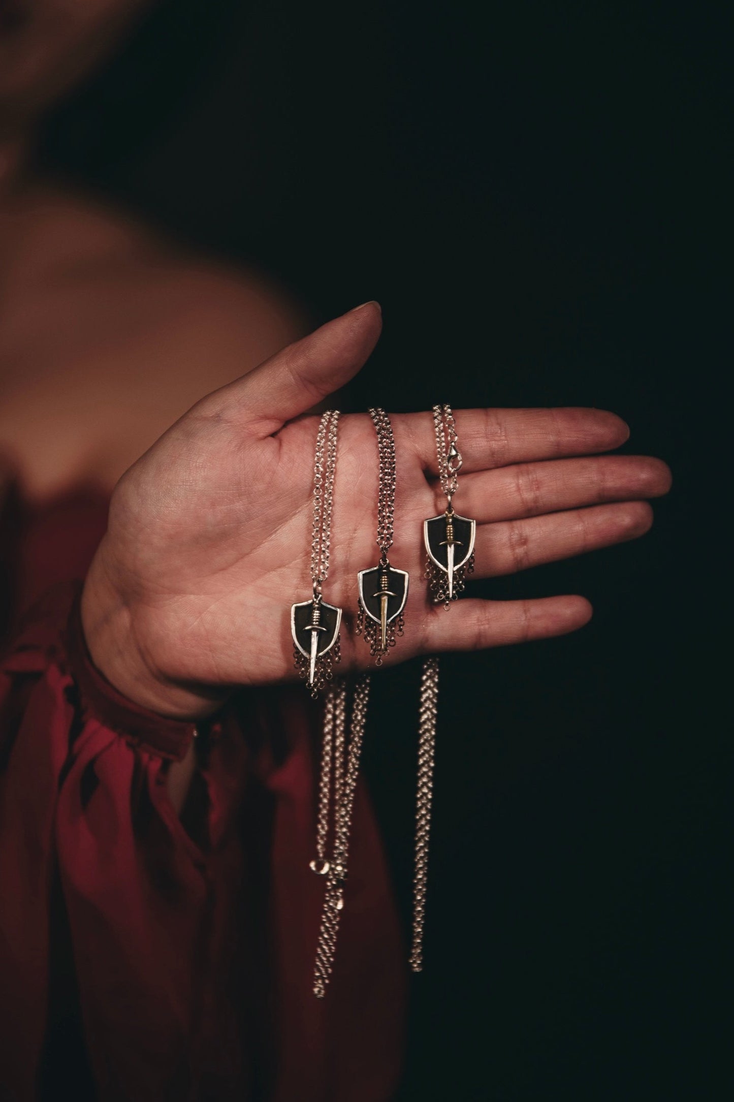 Pre-Order Sword & Shield Necklace