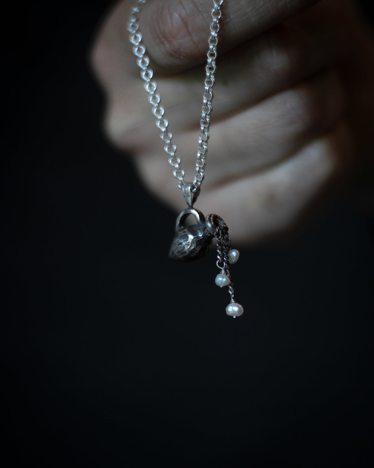 sterling silver archaeology roman jewellery necklace