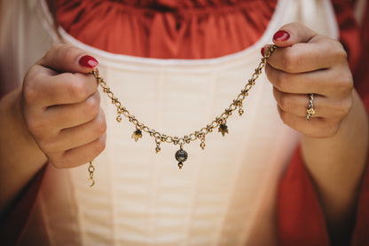 RO-RHAENNA moss agate necklace