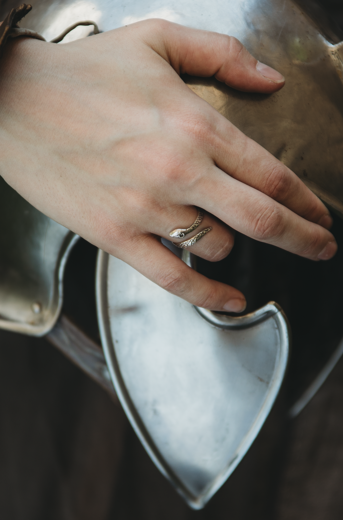 SERPENS Schlangenring aus Sterlingsilber