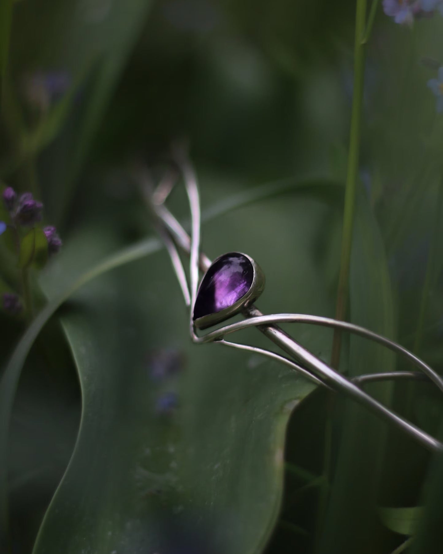 ALFUR Amethyst Sterling Silver Crown