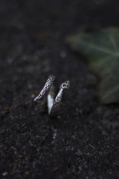 SERPENS Schlangenring aus Sterlingsilber