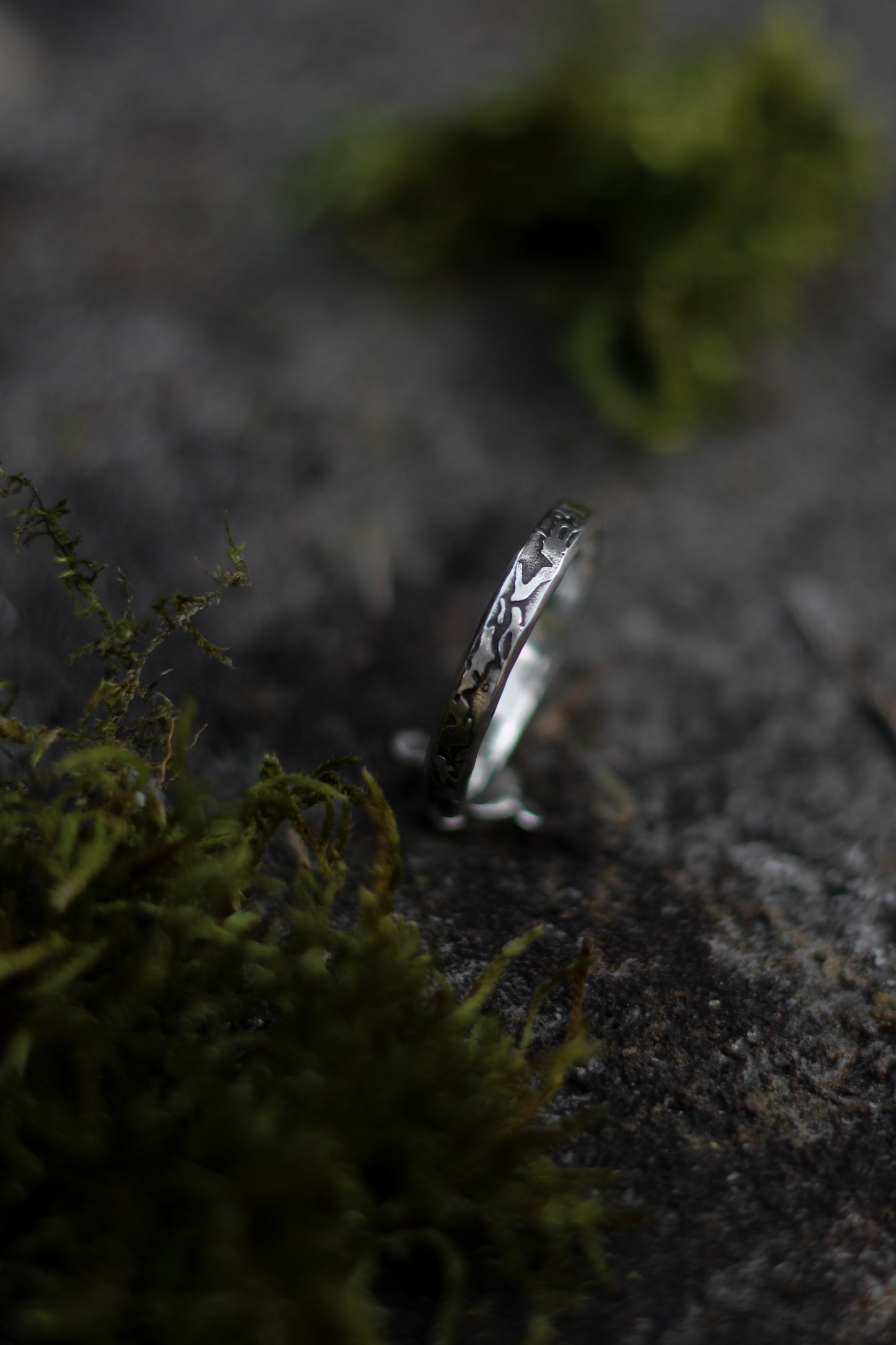 RÙN Sterling Silver and Amethyst Ring