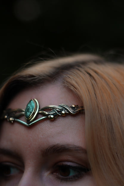 SILVARYN fantasy crown moss agate 3