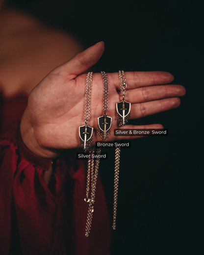 VAELITH Sword & Shield Necklace