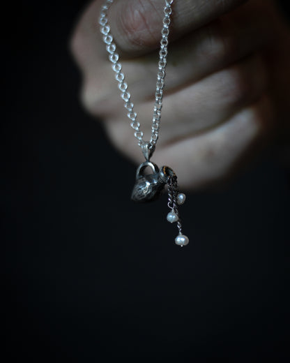 sterling silver archaeology roman jewellery necklace