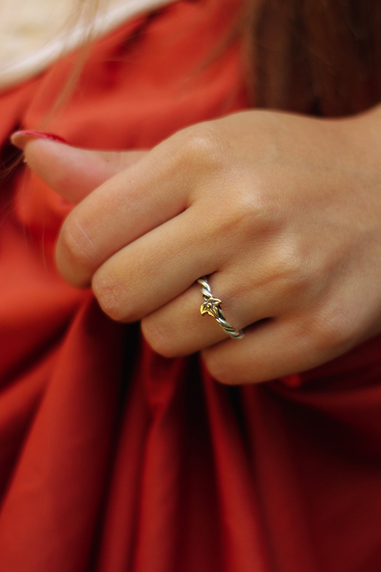 ivy ring mixed metal