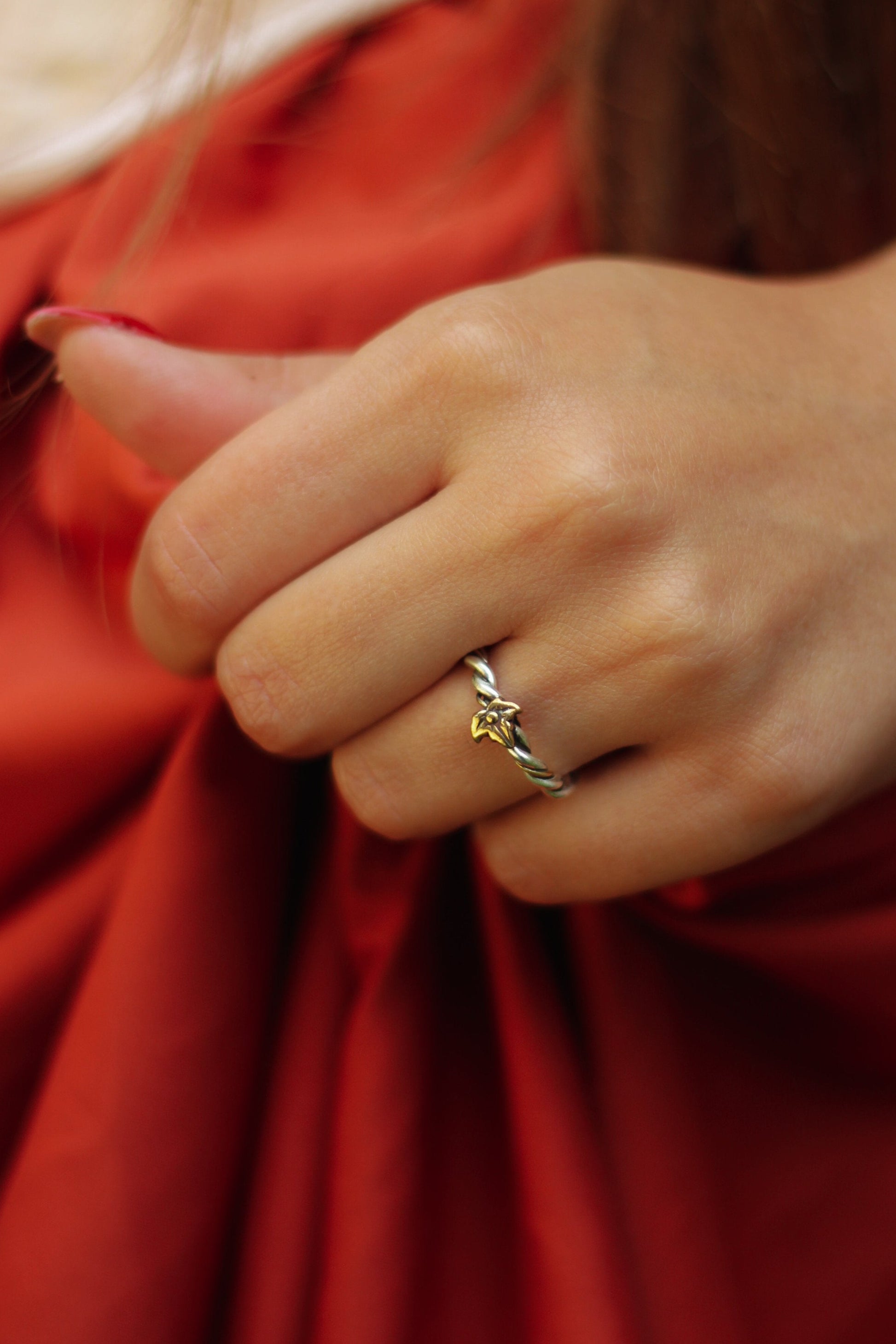 ivy ring mixed metal